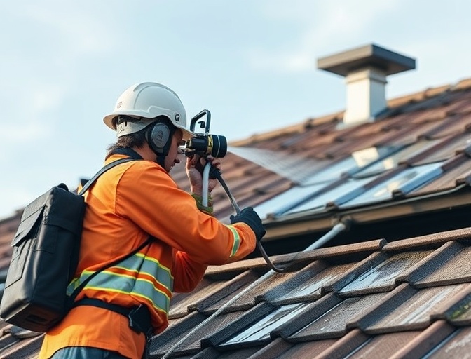 Détection de fuites de toiture à Pau